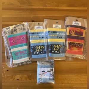 BNWOT set of two sipper sleeves in each package. A total of 10.